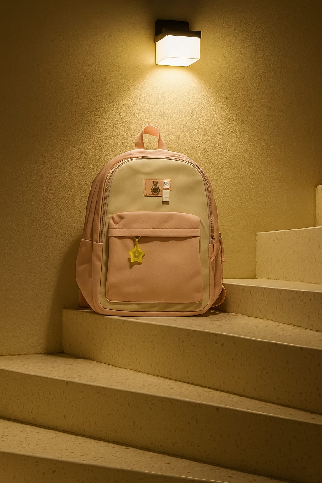 SkyTone Classic Backpack – Blue & Pink & Green