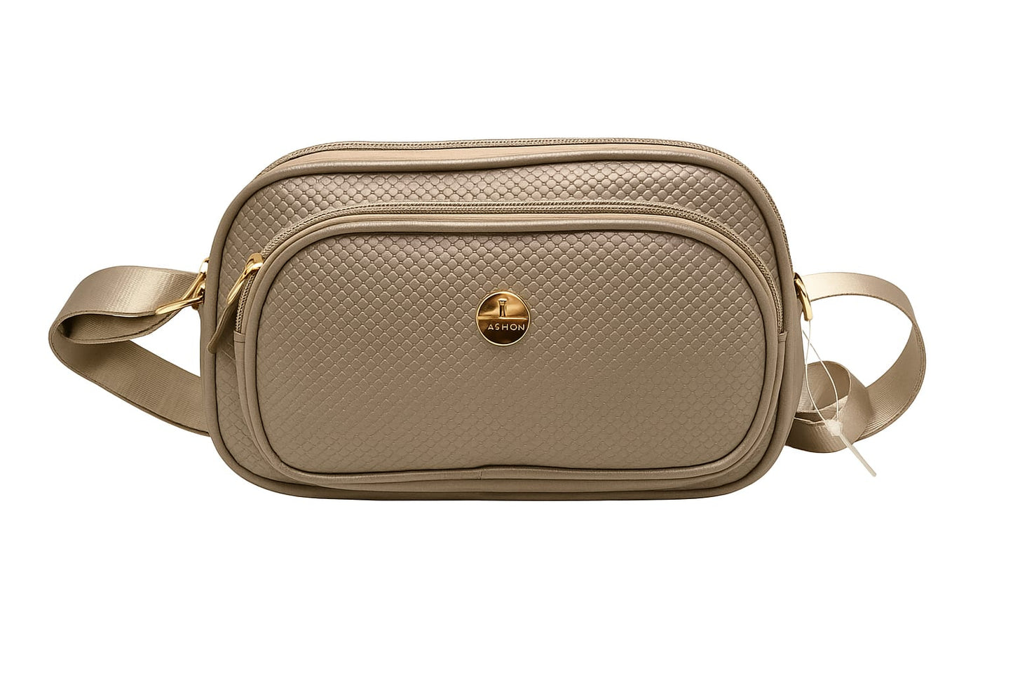 Elegant Textured Crossbody Shoulder Bag