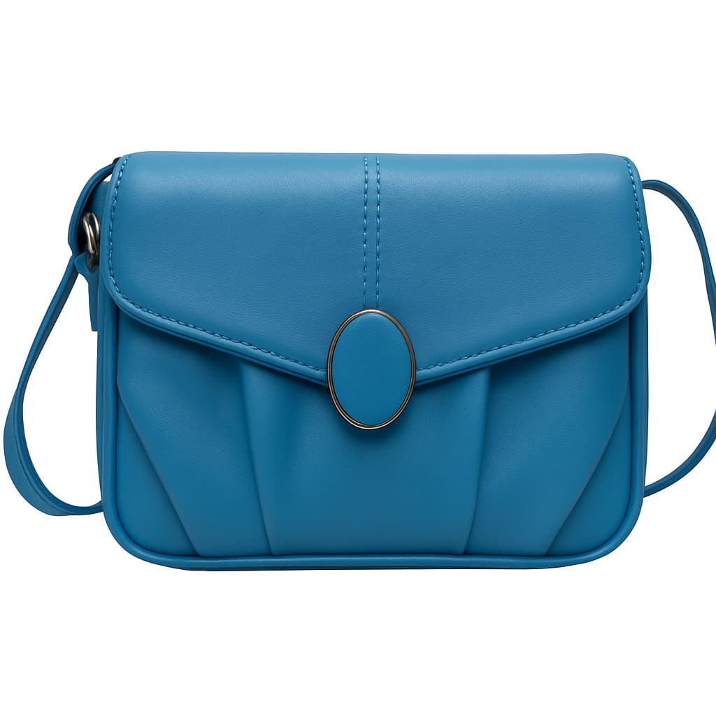 Elegant Matte Grey Flap Sling Bag – Minimalist & Chic