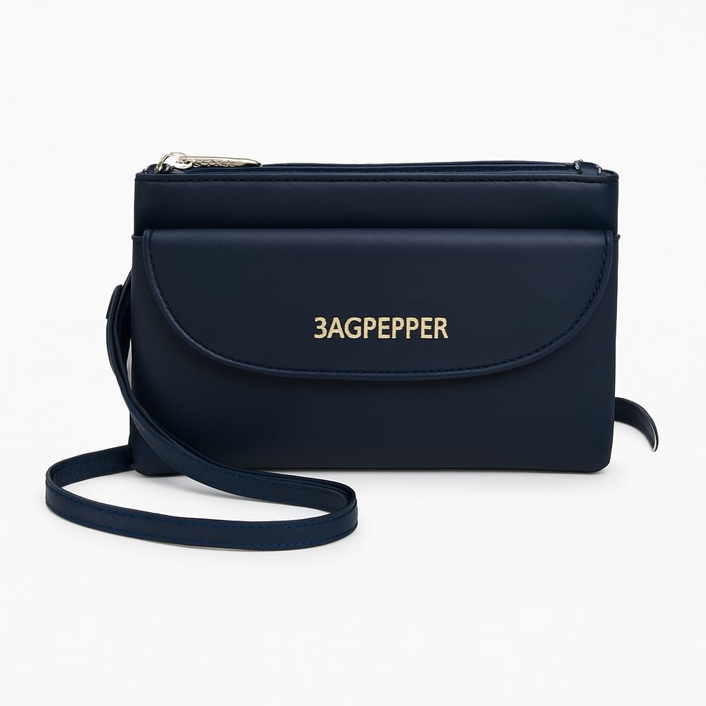 Bagpepper Midnight Blue Crossbody Sling Bag