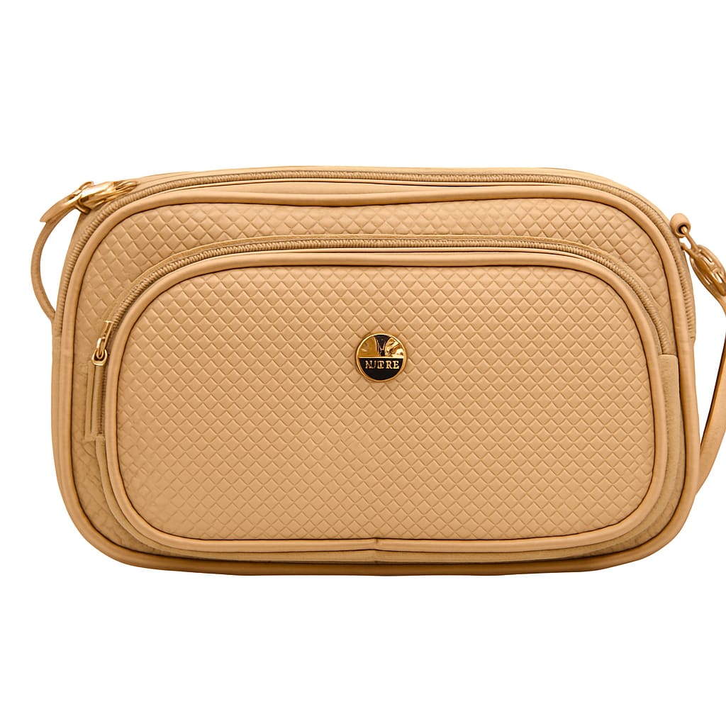 Elegant Textured Crossbody Shoulder Bag