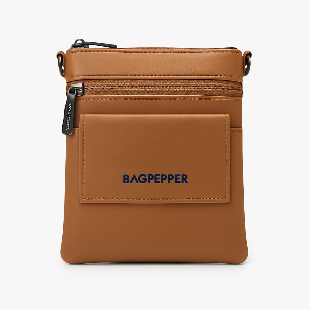 Slim Minimalist Faux Leather Crossbody Pouch – BAGPEPPER