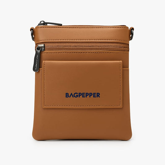 Slim Minimalist Faux Leather Crossbody Pouch – BAGPEPPER