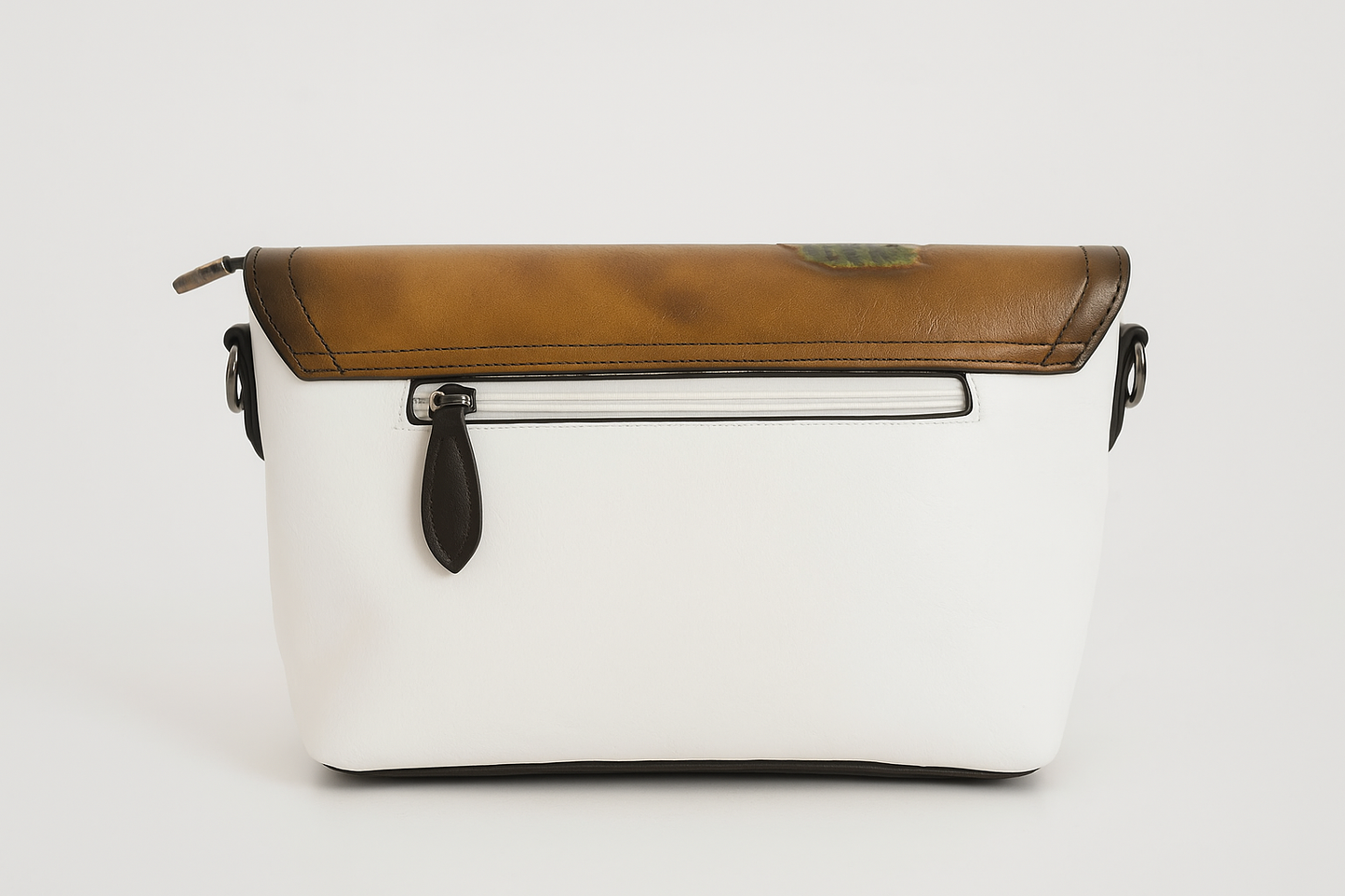 Vintage Floral Embroidered Saddle Bag