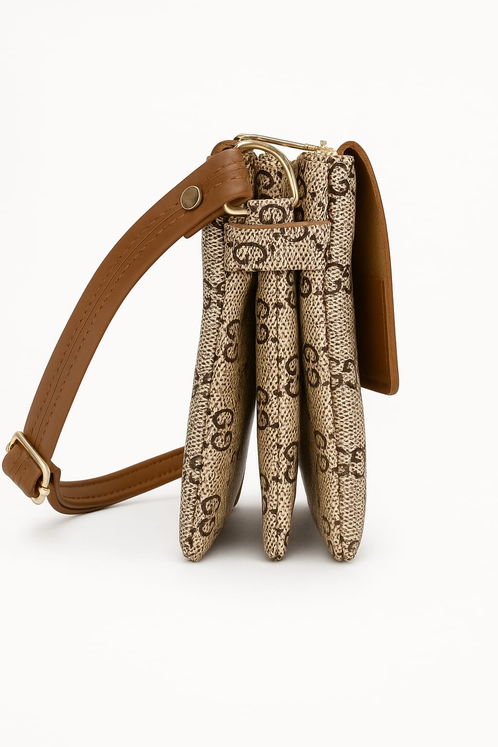 Gucci GG Supreme Mini Shoulder Bag – Iconic Designer Monogram with Leather Flap (Multiple Colors)