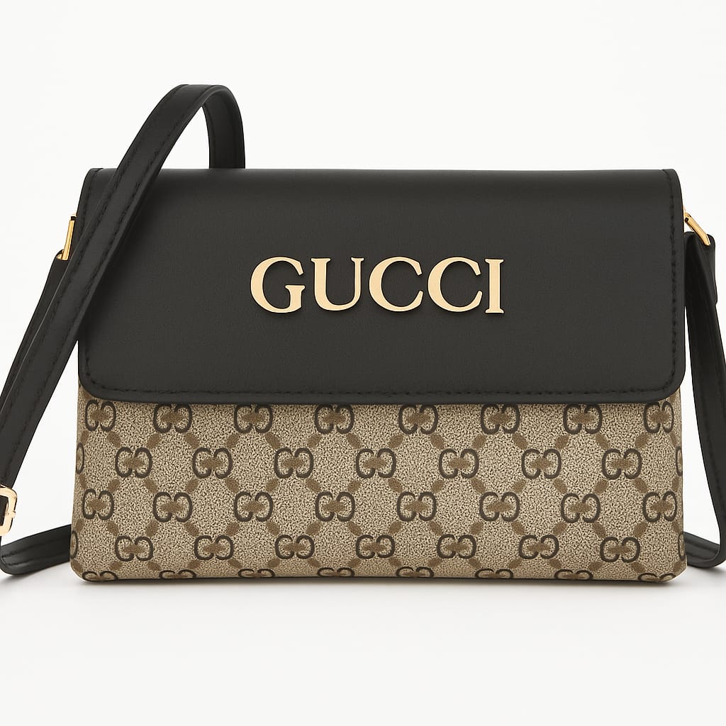 Gucci GG Supreme Mini Shoulder Bag – Iconic Designer Monogram with Leather Flap (Multiple Colors)