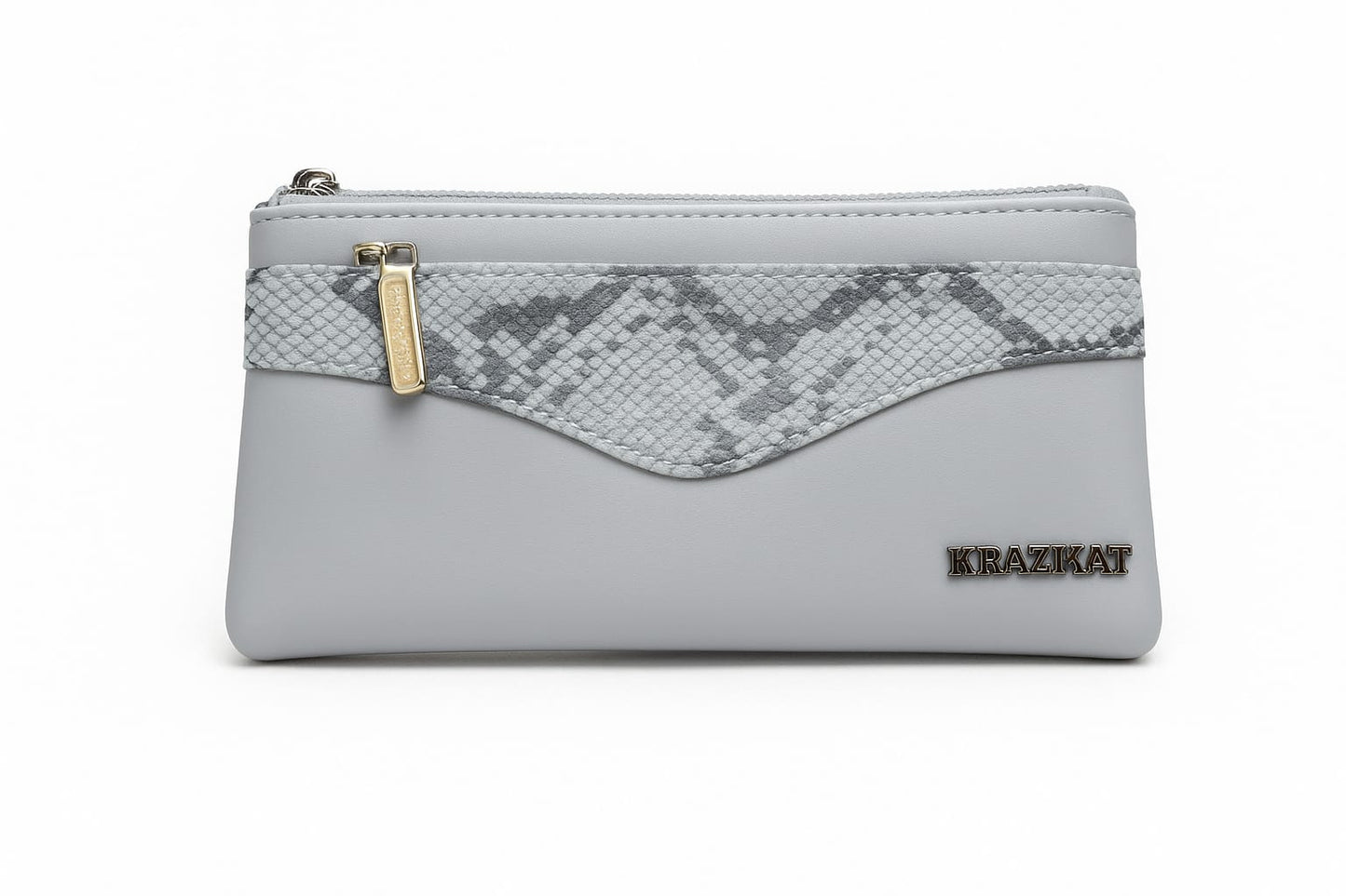 KRAZYKAT Premium Textured Women's Wallet Clutch – Multiple Stylish Colors