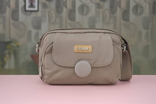CHIBAO Women’s Crossbody Shoulder Bag – Lightweight Nylon Travel Purse with Multi-Pocket Design